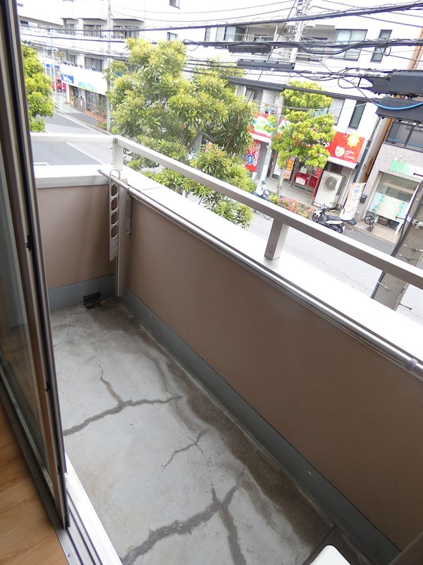 中道ハイツ ベランダ