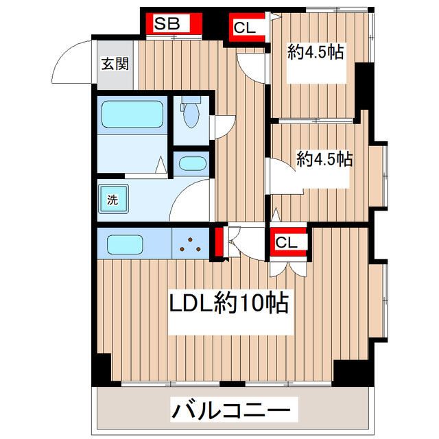 ライオンズマンション西新小岩 間取り
