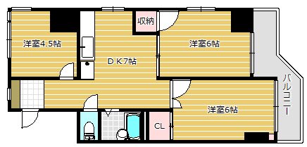モンターニュ駒込 間取り図