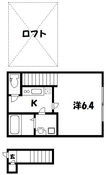 MQuarto瑞江Ⅱ 間取り
