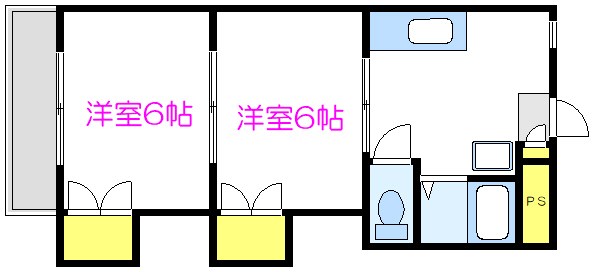エンゼルハイム 305号室 間取り