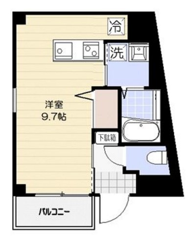 ｂ&rsquo;ＣＡＳＡ　Ｋｉｔａｓｅｎｊｕ （ビーカーサキタセンジュ） 間取り
