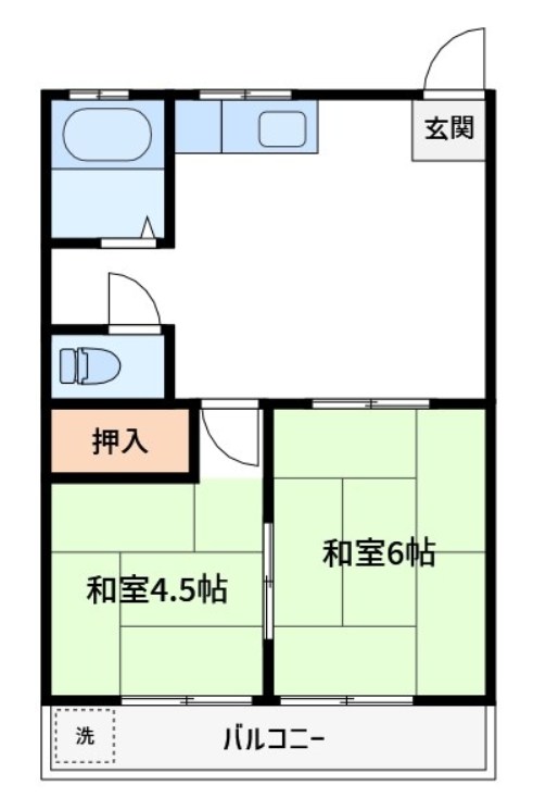 コーポスズキ 間取り
