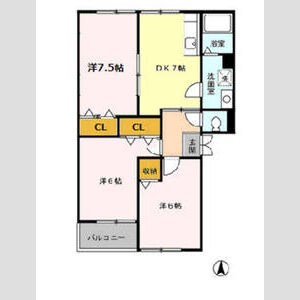 ソレイユ 間取り図