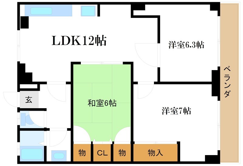 コーポＫＳＭ 間取り