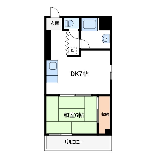 マンション二葉    間取り
