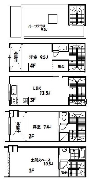 扇橋二丁目貸家 間取り