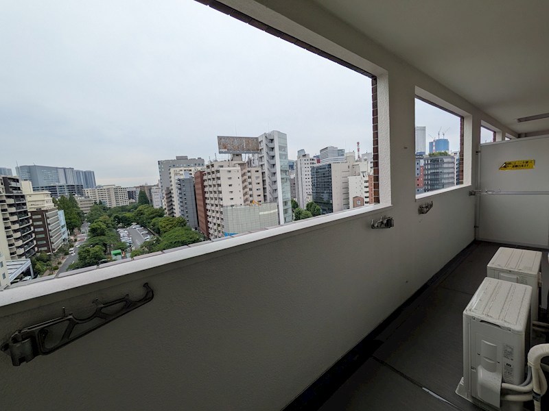 築地ハイツ ベランダ
