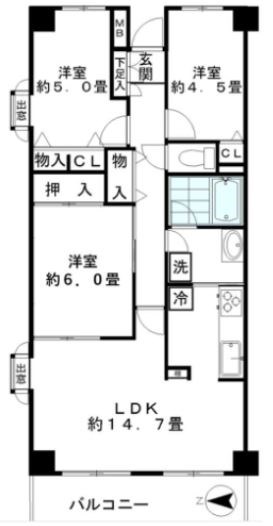 ジュネス  間取り