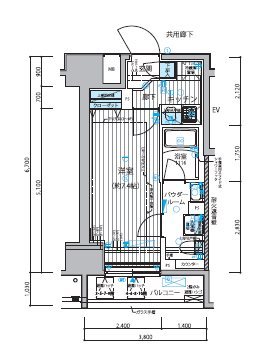 メインステージ新御徒町 間取り図