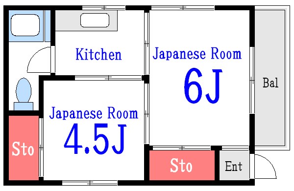 コーポワシザワ 間取り