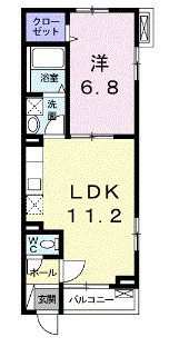 リアンＭ 302号室 間取り
