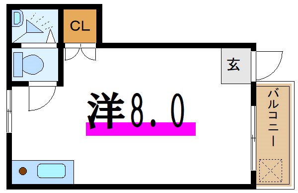 ストークハイツ山口 102号室 間取り