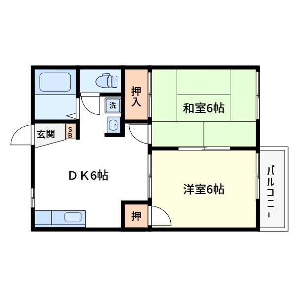 ニューハイツ小岩 間取り