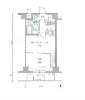 リヴシティ錦糸町 間取り