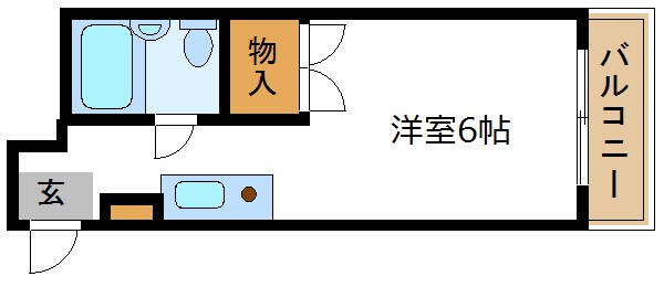 フォーシム住吉Ⅱ   間取り