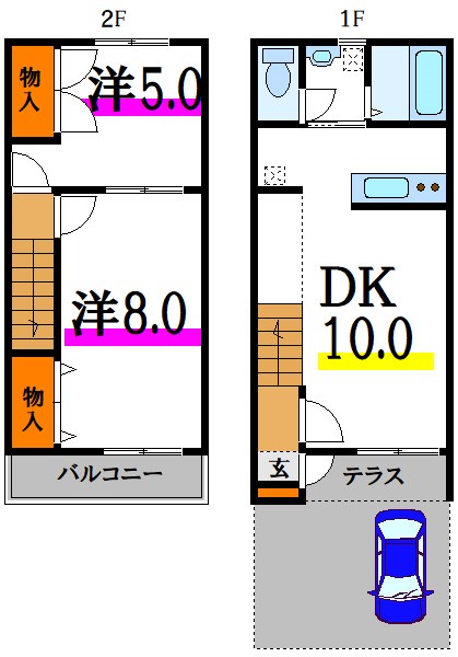 パークテラス北小岩 間取り