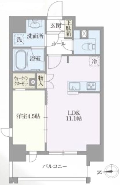 ライトテラス浅草   906号室 間取り