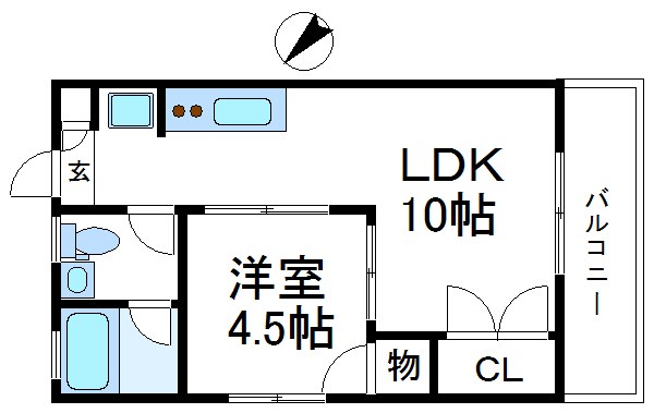 ヴィラコンフォルト 間取り図