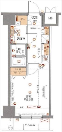 ライジングプレイス浅草五番館 間取り
