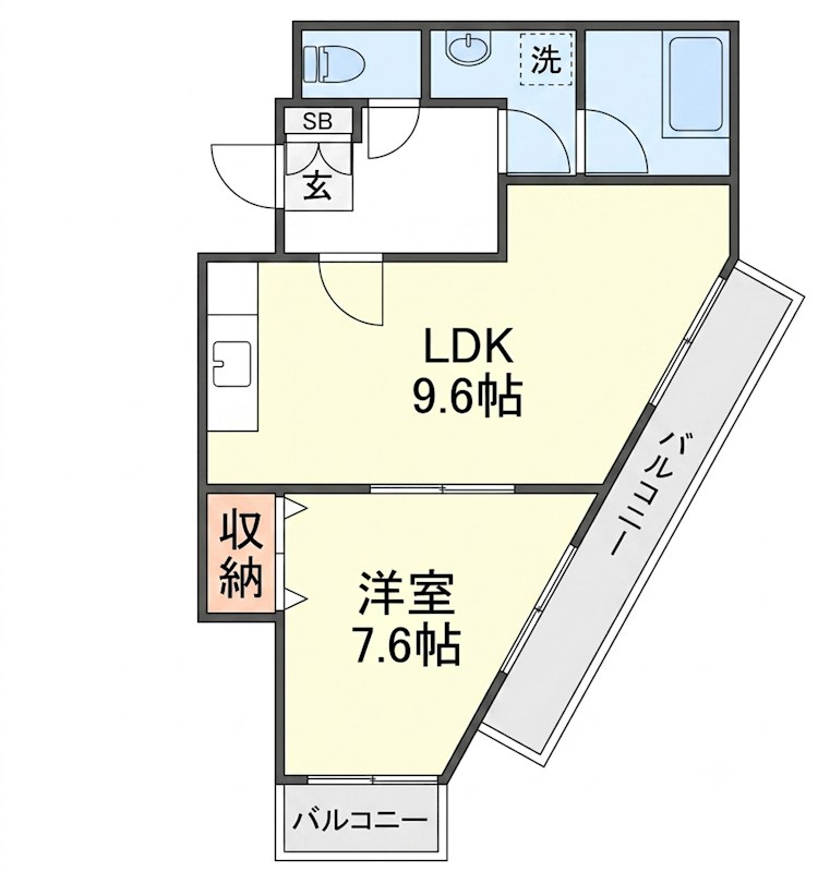 カーサ竹矢第二 間取り