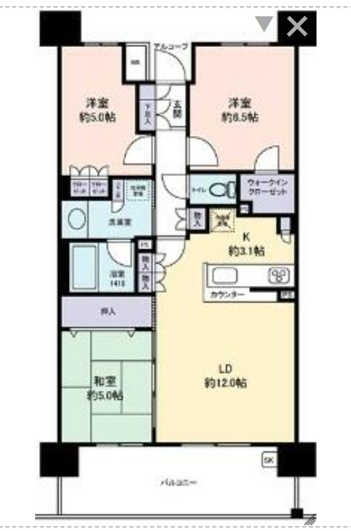 レーベン北千住ルミレイズタワー 間取り