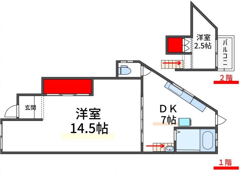 イトウハイツ 間取り図