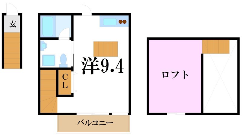 タウンカテッジ春江町Ⅱ 間取り