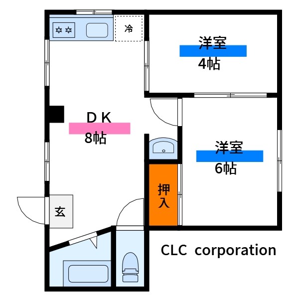 メゾンブランシェ 間取り図