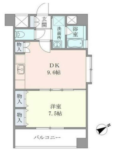 イーストコート平野 間取り図
