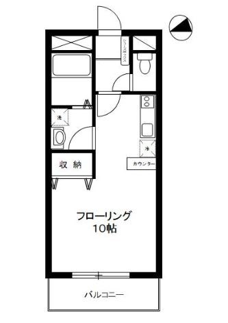JEWEL　COURT　A棟 間取り