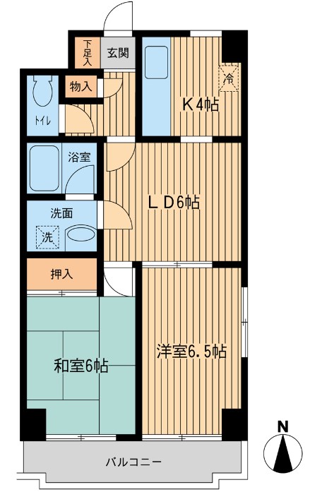 シティハイツ両国  間取り図