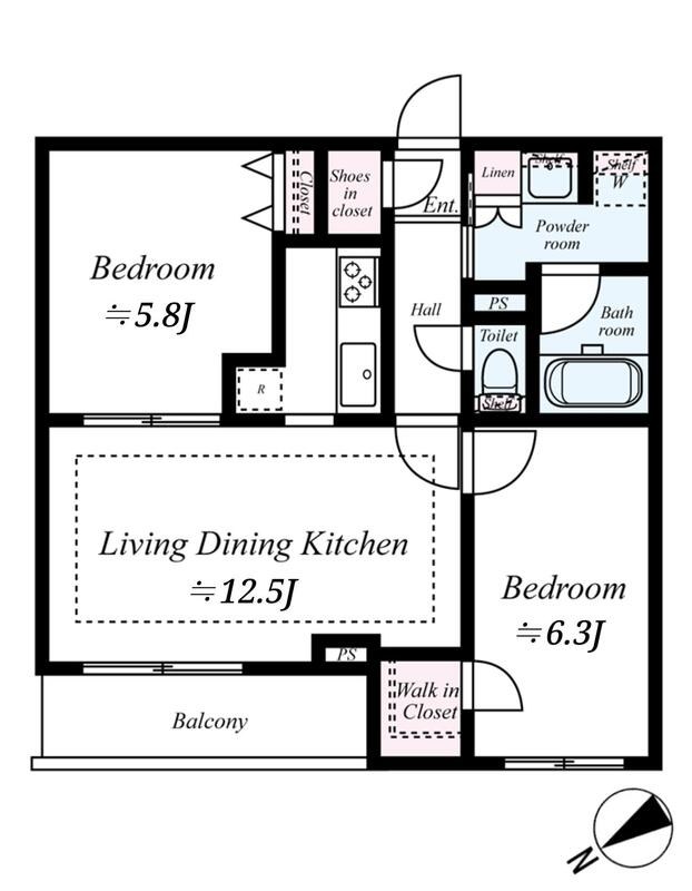 ＭＡＸＩＶ王子ＲＩＣＯＴＴ 間取り図