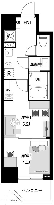 アーバンパーク入谷 間取り