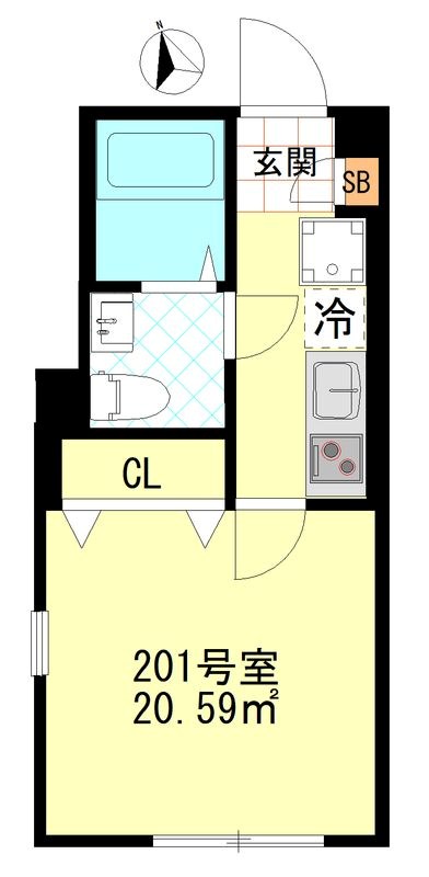 CFジオーレ五反野 間取り図