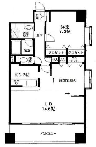 ロングエイトⅢ 間取り図