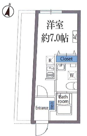 アリュール砂町銀座 間取り図