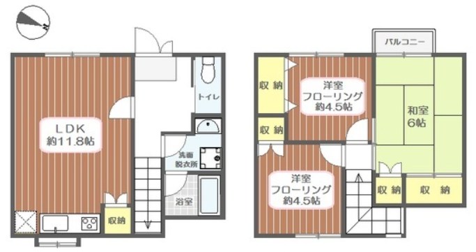 エヴァーグリーンA 間取り