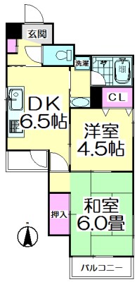 エトワール王子 205号室 間取り