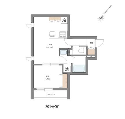 デュオ　グランド　メゾン24 間取り