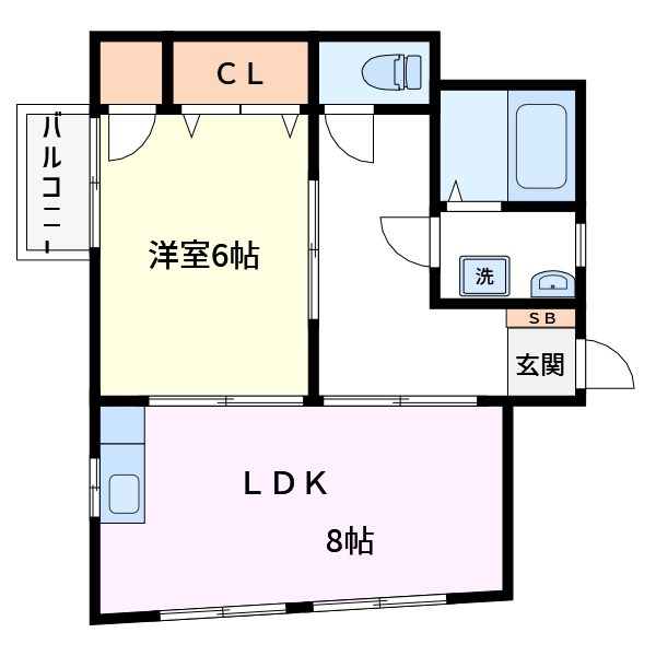 桂ビル 間取り図