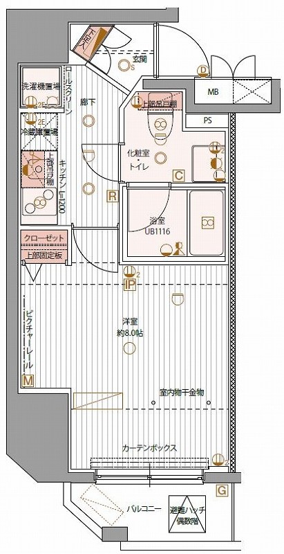 パティーナ上野  間取り