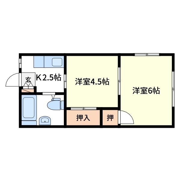 コーポ寿 間取り