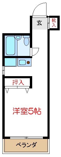 ヴィラハヤシⅡ   間取り図