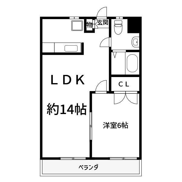 ベルフラワーガーデンハイツ 間取り図
