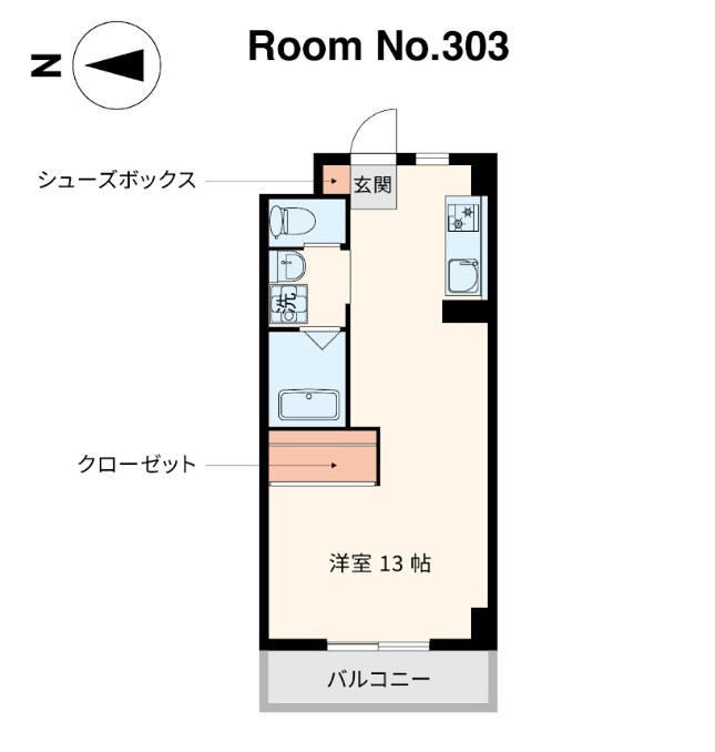 ロイヤルハイツフジ 間取り図