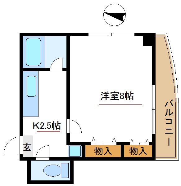 マリーナタカケンビルNo.6 間取り