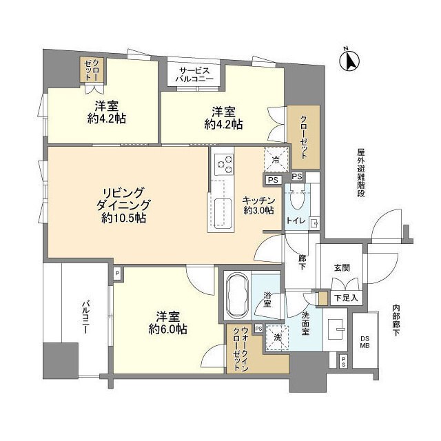 ブランズ明石町 間取り