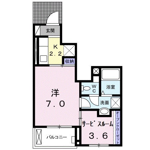 スックワームＪ 間取り図