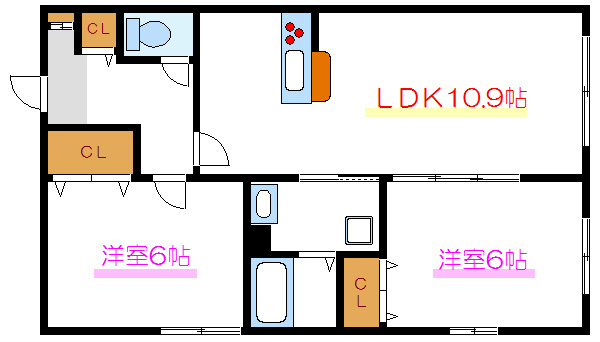 ウィステリア篠崎 間取り図